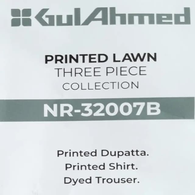GulAhmed lawn