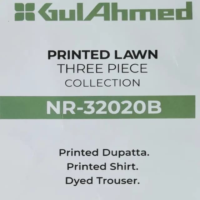 GulAhmed lawn