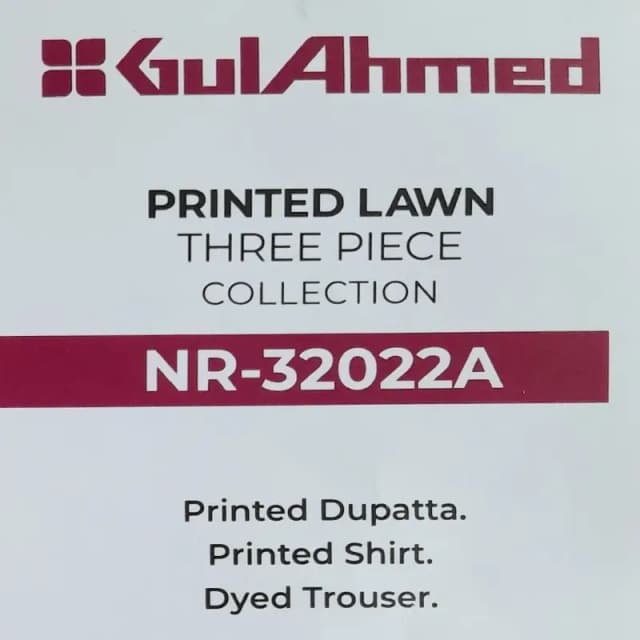 GulAhmed lawn