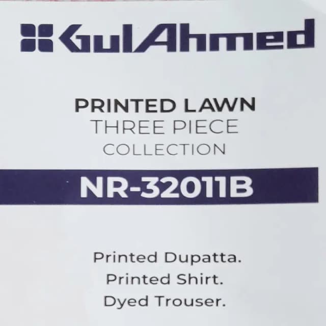 GulAhmed lawn