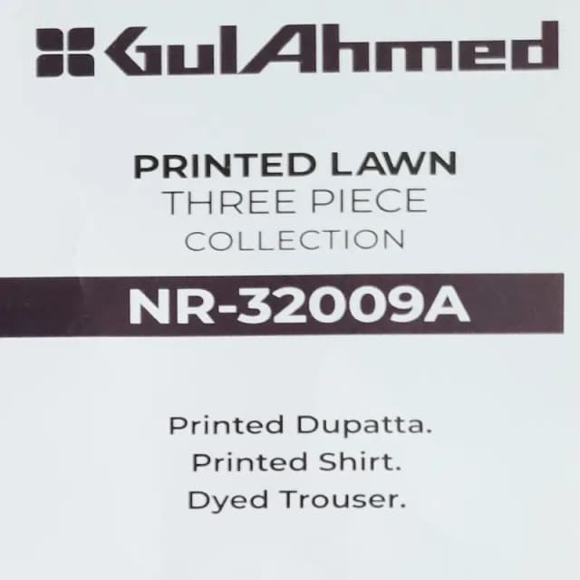 GulAhmed lawn